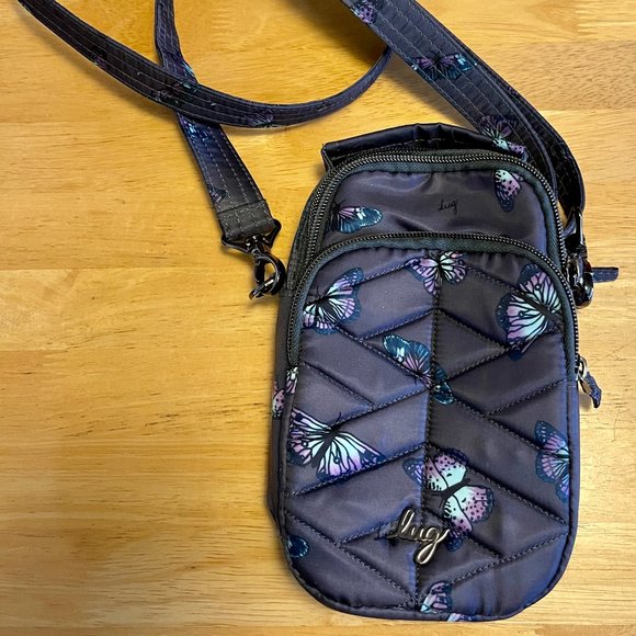 lug Handbags - Lug Mini Skeeter in Butterfly Grey